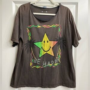 Be Happy Star TShirt POL